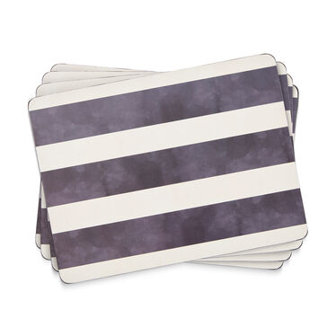 Mono Stripe Set of 4 Large Placemats